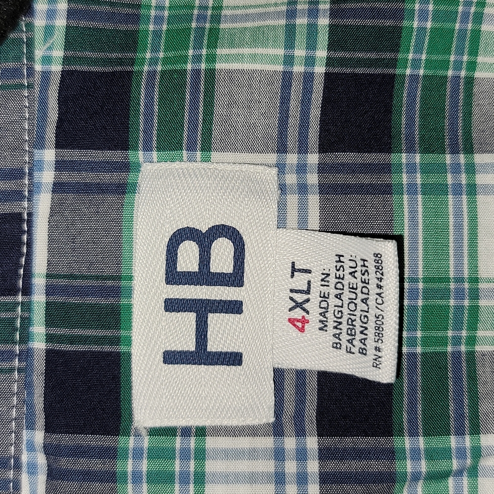 4XLT Harbor Bay Easy Care Sport Shirt.